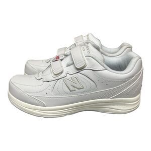 NEW BALANCE‎ Sneakers Womens 6 White WW577VW 2 Staps Hook Loop Walking